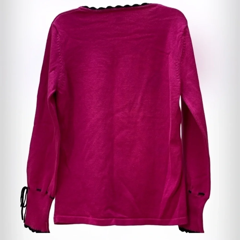 Casey Parker by Hartstrings Girls Embellished V-Neck Knit Sweater NWT